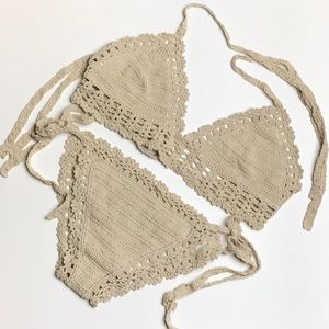Crocheted Bikini Size S